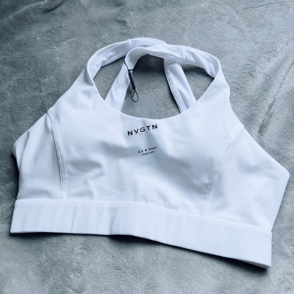 NVGTN White Reveal Bra Size M NWT